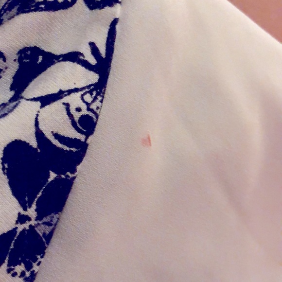 Size 16 Butterfly Print with White Trim - Picture 4 of 4